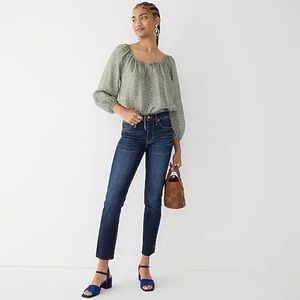 NWT J Crew High Rise Classic Straight Jean